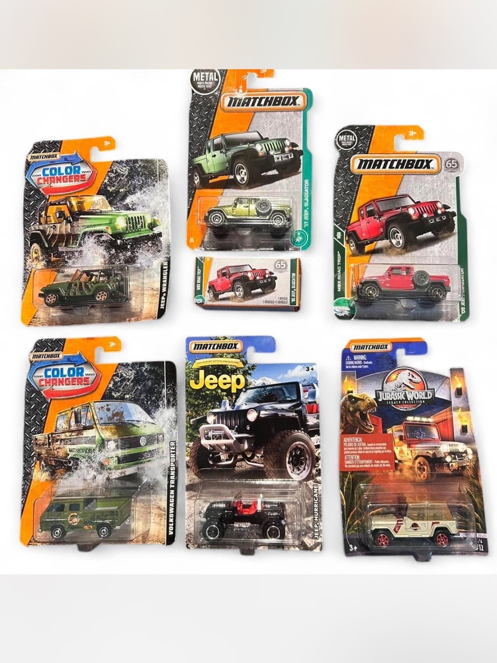 Matchbox JEEP Collection - 7 Car Lot